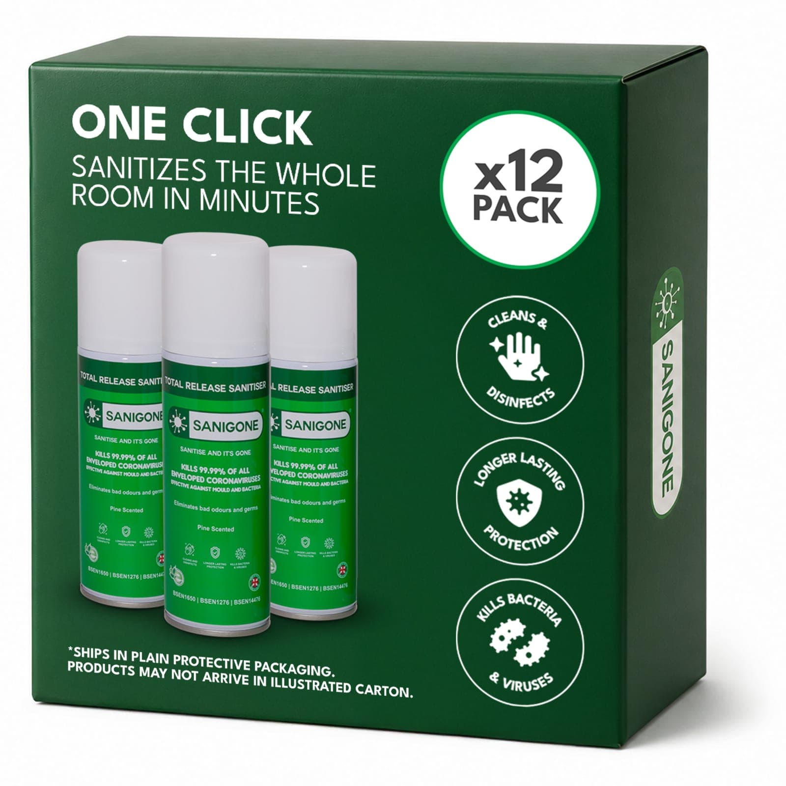 Sanigone Total Release — pack of 12 cans
